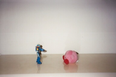 Naram Photos - March 2004 - Slide 23: Rockman.EXE vs. Kirby!