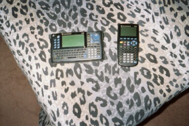 Naram Photos - March 2004 - Slide 10: My Graphing Calculators