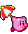 Kirby Running - Parasol