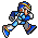 Mega Man X - Normal - Dash, Armor & Helmet