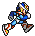 Mega Man X2 - Normal - Dash, Armor & Helmet