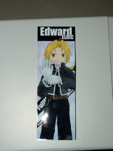 Naram's Youmacon 2005 Photos - Slide 77: Edward Elric Bookmark