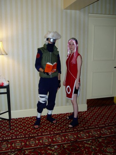 Naram's Youmacon 2005 Photos - Slide 29: Kakashi & Sakura (Naruto)