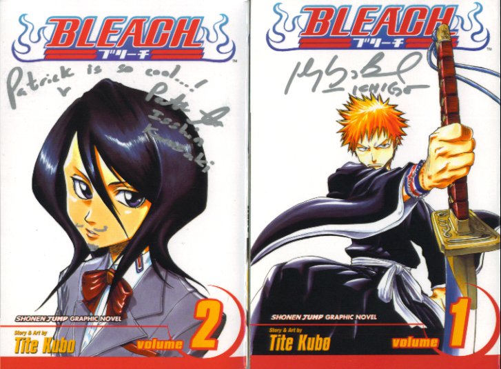 Naram's Youmacon 2007 Photos - Slide 39: Autographed Bleach Manga