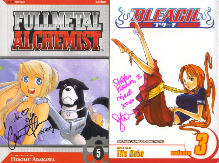 Naram's Youmacon 2007 Photos - Slide 40: Other Autographed Manga