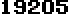 19205