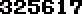 325617